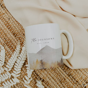 Personalized  Rustic Family Name Mug Est Mug