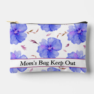 Personalized Rustic Wild Rose Accessory Pouch