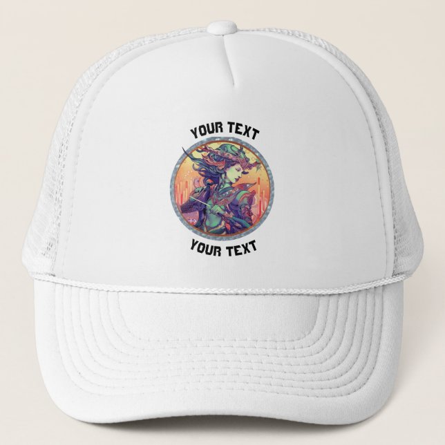PERSONALIZED Sagittarius ZODIAC SIGN  Trucker Hat (Front)