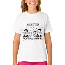 Personalized Santa Claus With Reindeer T-Shirt
