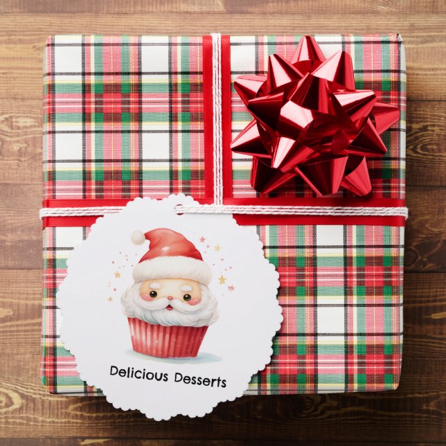 Personalized Santa Cupcake Christmas Business Card (Insitu (Gift))
