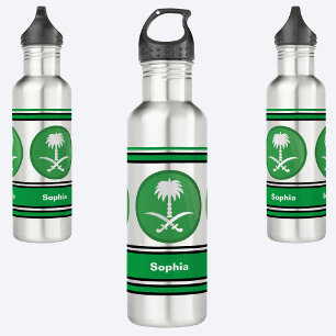 Personalized Saudi Arabia Flag Back To School   710 Ml Water Bottle