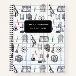 Personalized Science Chemistry Scientist Pattern Notebook