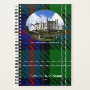 Personalized Scottish Clan Sutherland Tartan Planner
