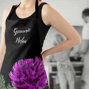 Personalized Scottish Thistle Apron