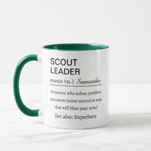 Personalized Scout Leader Definition Mug Funny 