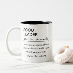 Personalized Scout Leader Definition Mug Funny 