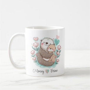 Personalized Sea Otter Love Mug