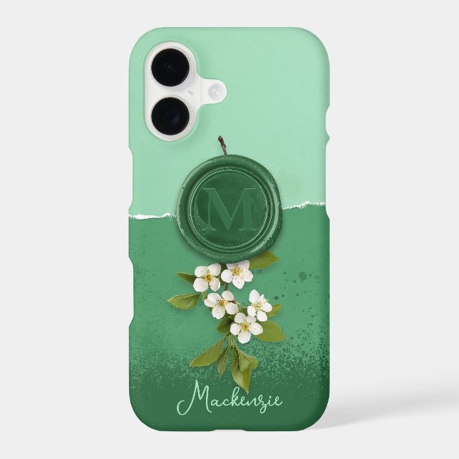 Personalized Sealing Wax Case-Mate iPhone Case (Back)