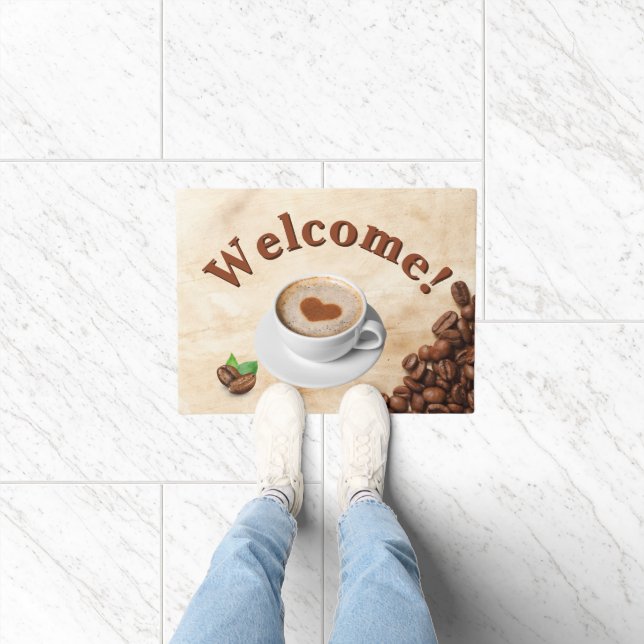 Personalized Seaside Welcome Doormat (Indoor)