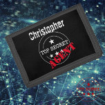 Personalized Secret Agent Trifold Wallet<br><div class="desc">Calling all secret agents! Keep your money and cards incognito with this cool personalized wallet. A great gift for a budding spy.</div>