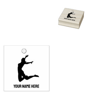  Personalized Self-inking volleyball  Rubber Stamp