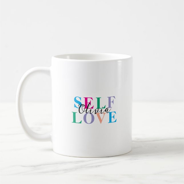 Personalized Self love  Coffee Mug (Left)