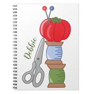 Personalized Sewing Notions Notebook