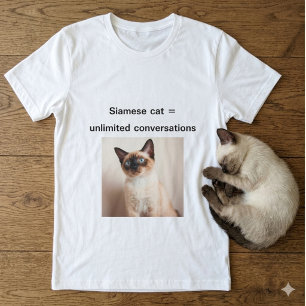 Personalized Siamese Cat T Thirt T-Shirt