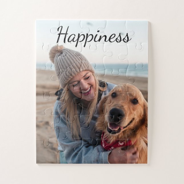 Personalized Simple And Easy Photo Jigsaw Puzzle (Vertical)