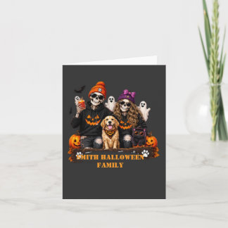 Personalized Skeleton Halloween Stay Spooky Card