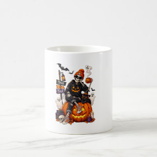 Personalized Skeleton Halloween Stay Spooky Coffee Mug