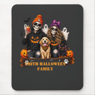 Personalized Skeleton Halloween Stay Spooky Mouse Pad