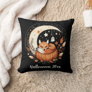 Personalized Sleeping Fox with Cute Ghost Cushion