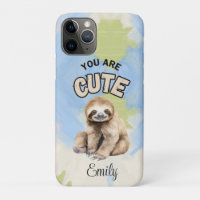 PERSONALIZED SLOTH PHONE CASE