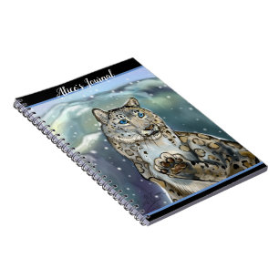 Personalized Snow Leopard~notebook Notebook