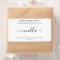 Personalized Soap Label Sticker