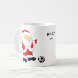 Personalized Soccer Holiday Gift Coffee Mug