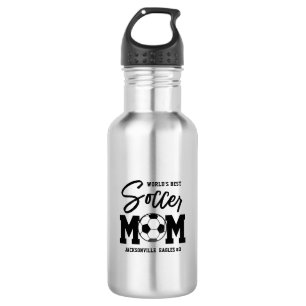 Personalized Soccer Mom Mothers Day Gift 532 Ml Water Bottle