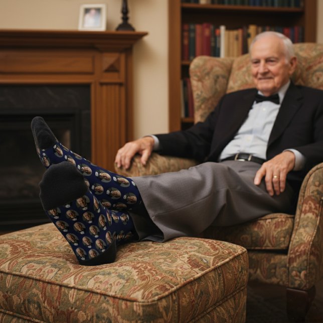 Personalized socks with grandpa's photo, Custom  (Creator Uploaded)