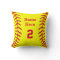 PERSONALIZED Softball Throw Pillow NAME and NUMBER