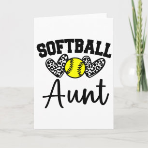 Personalized Softll Heart Tee Cute Aunt Women Soft Card