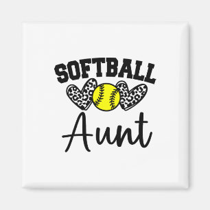 Personalized Softll Heart Tee Cute Aunt Women Soft Magnet