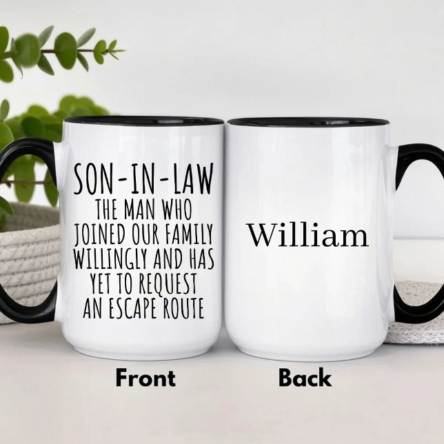 Personalized Son in Law  Mug (Creator Uploaded)