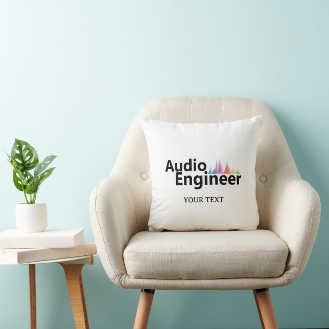Personalized Sound Engineer Audio Engineering Cushion (Chair)