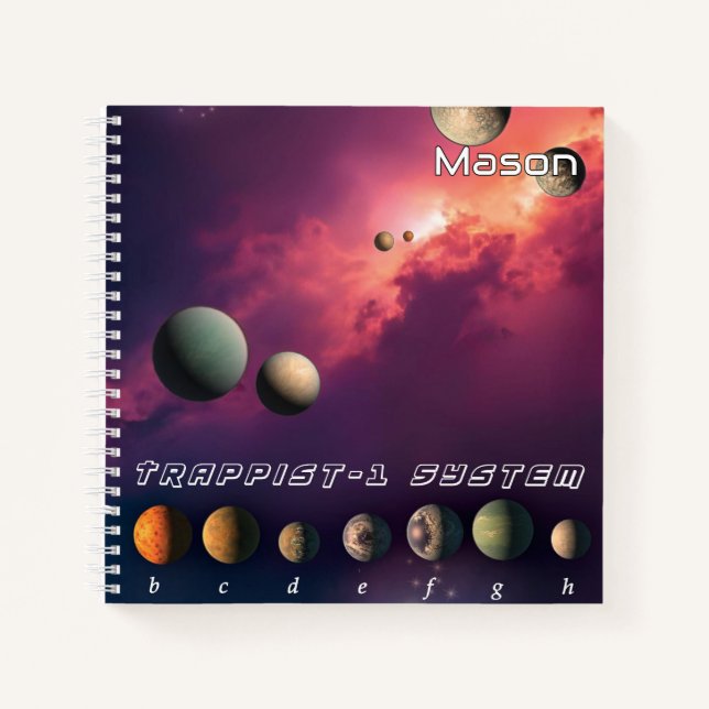 Personalized Space Notebook (Front)
