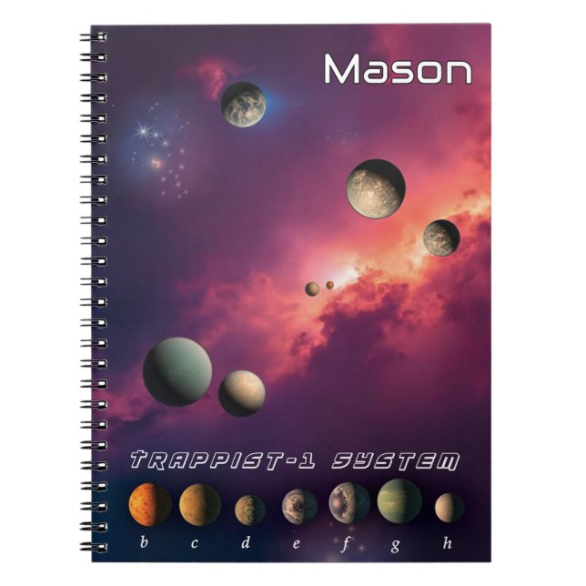 Personalized Space Notebook (Front)