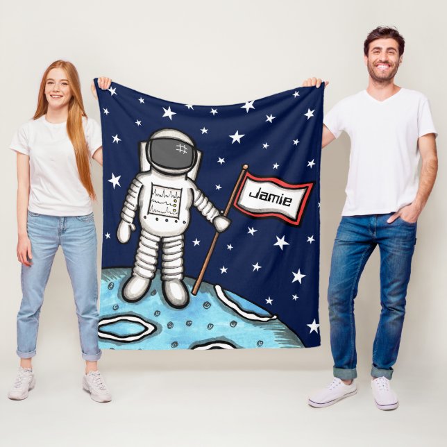 Personalized Spaceman Astronaut Cosmonaut Fleece B (In Situ)