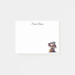 Personalized Spooky Halloween Post-It Notes
