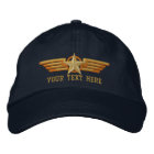 Personalized Star Badge Pilot Wings