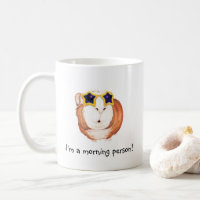 Personalized Starry-eyed Guinea Pig Mug