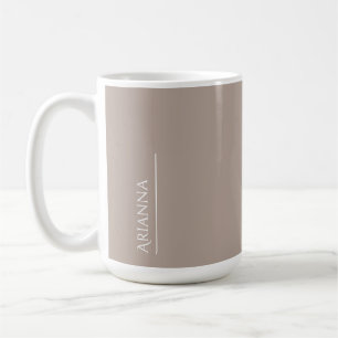 Personalized stone color  coffee mug