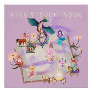 Personalized Story Book Poster