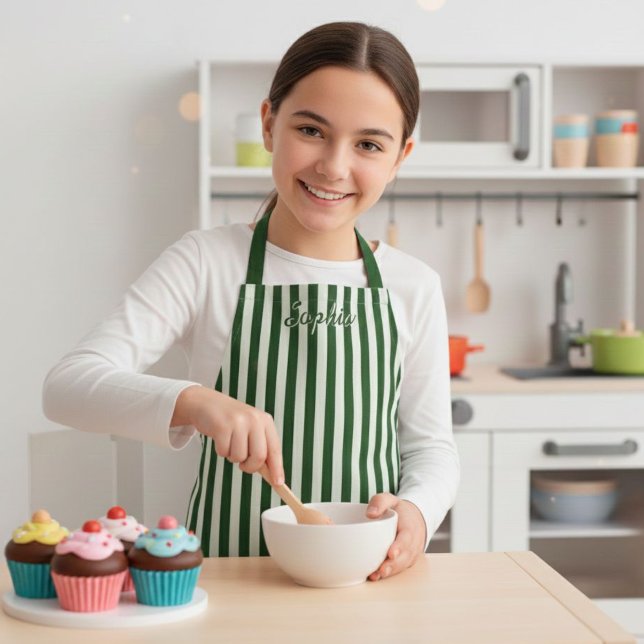 Personalized Stripe Apron for Kids and Adults (Creator Uploaded)