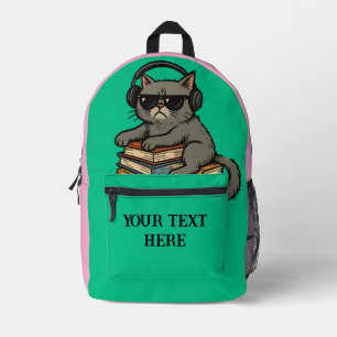 Personalized Student Gear Too Cool for School  Printed Backpack