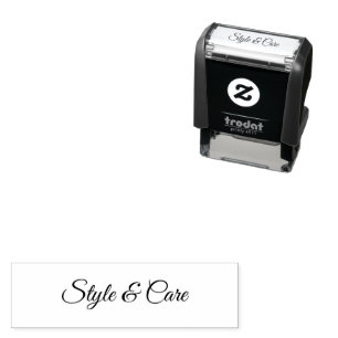 Personalized Stylish Font Self-Inking Name Stamp