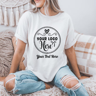 Personalized Stylish Logo Modern Custom Brand T-Shirt