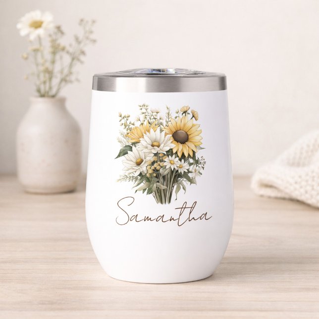 Personalized Summer Daisy Bouquet Name (Creator Uploaded)