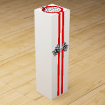 Personalized Supercharged Performance Party Wine Box<br><div class="desc">A supercharged automotive racing party theme for your next festive gathering or someone very special on your list. 

Email us for special design requests or for assistance with your customization needs using the "Message" link.</div>