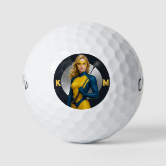 Personalized Superhero Callaway Warbird Golf Balls